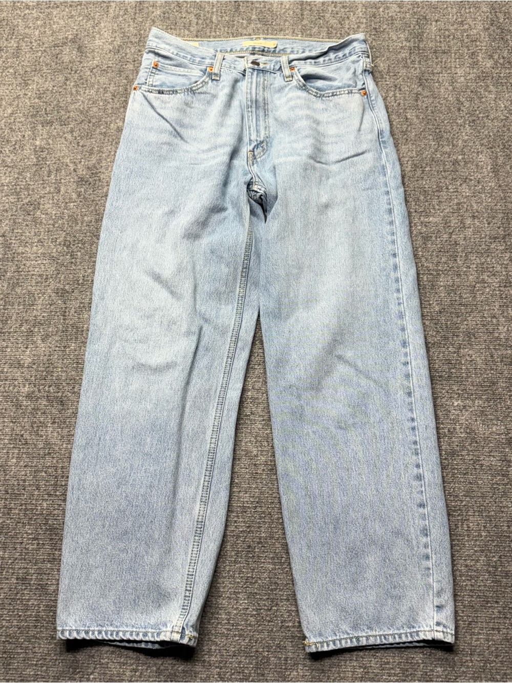 Levis Premium Jeans Womens 30 Blue Dad Jean 100% Cotton Big E Loose